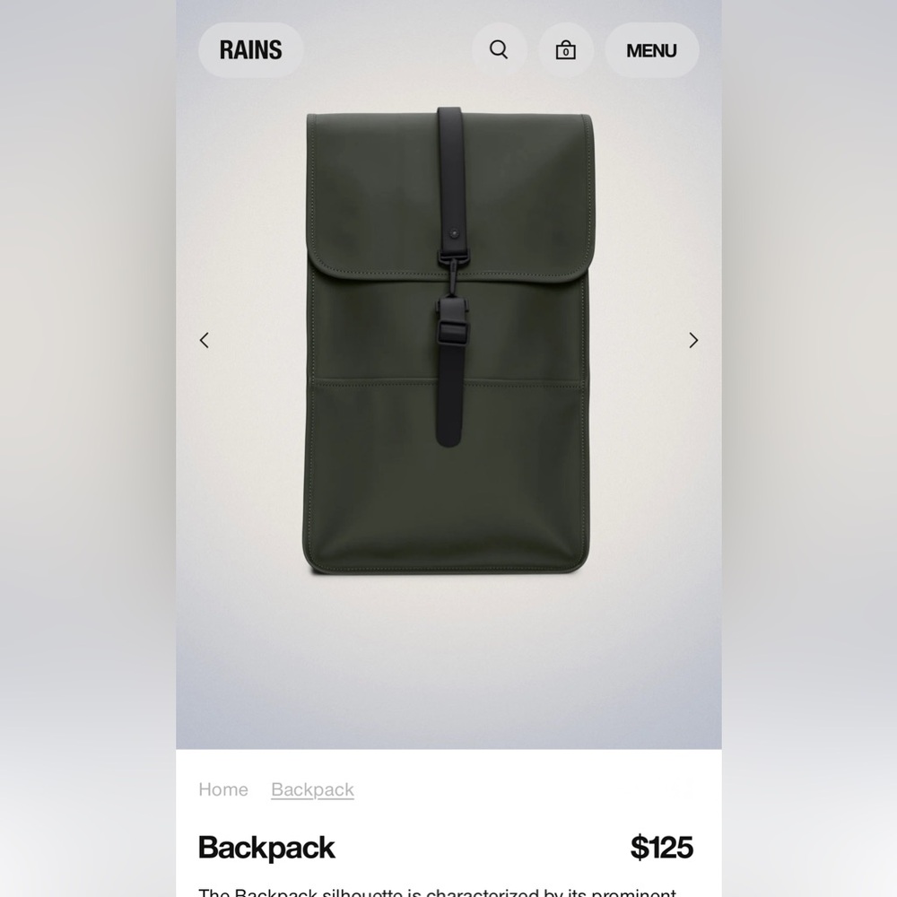 Rains Backpack